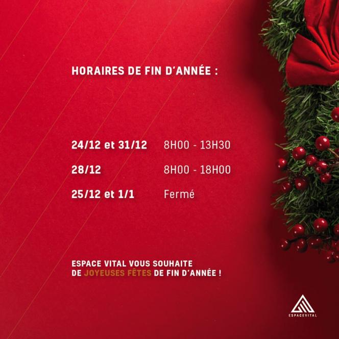 ESPACE VITAL Réservez vos cours en ligne